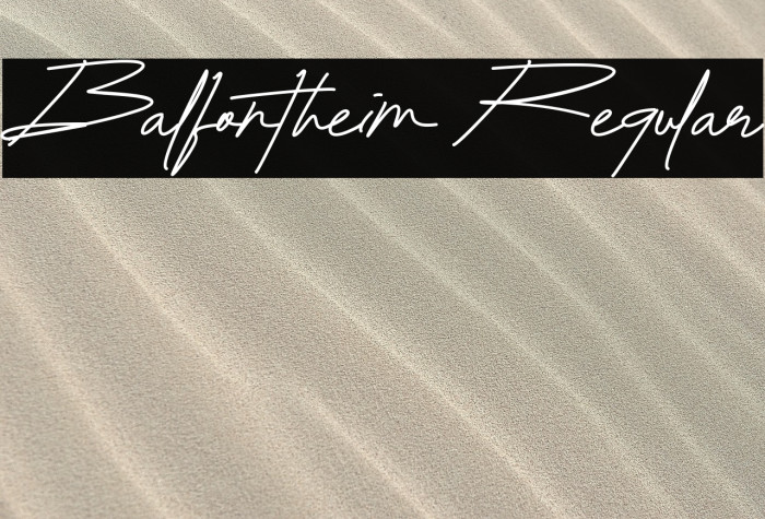 Balfontheim Regular Example 3