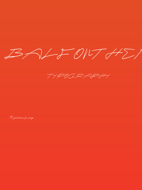 Balfontheim Regular Poster