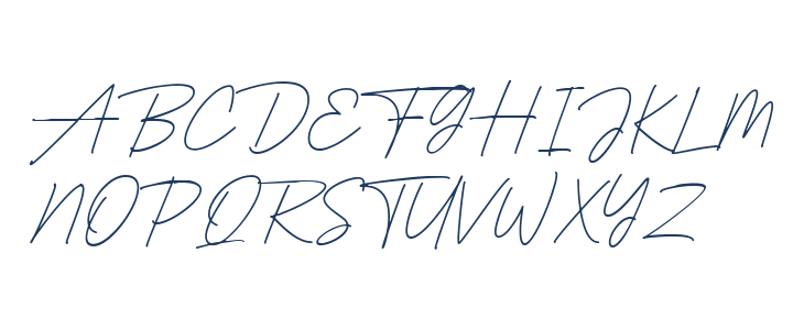 Balgend Script Uppercase