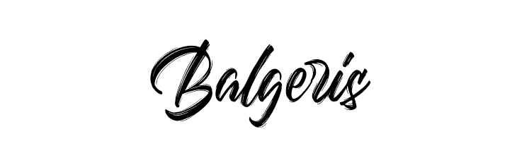 Balgeris  Free Fonts Download