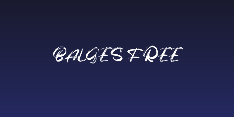 Balges FREE Social Header