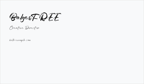 BalgesFREE Business Card