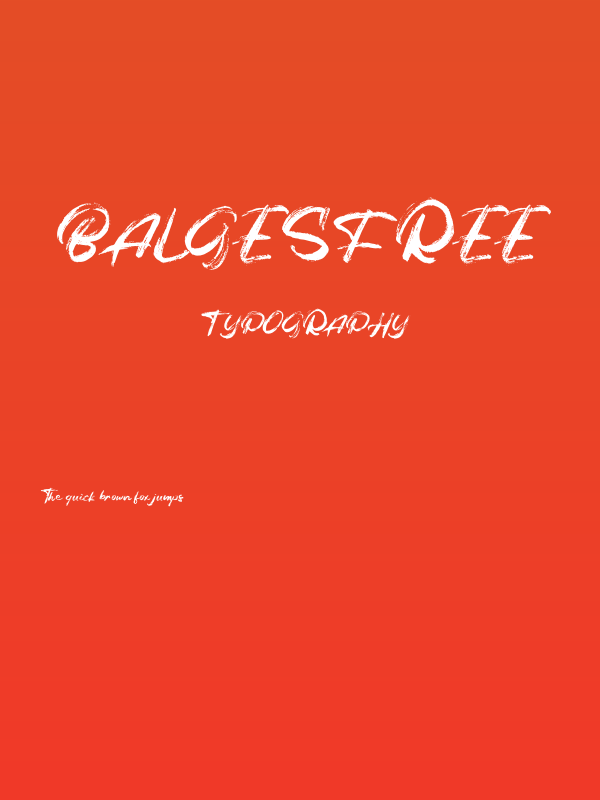 BalgesFREE Poster