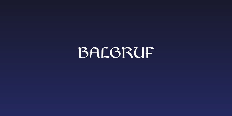 Balgruf Social Header