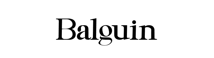 Balguin  免费字体下载