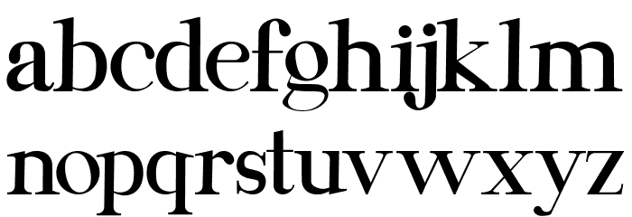 Balguin Font LOWERCASE