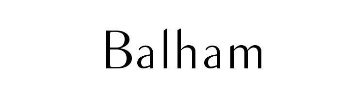 Balham Font