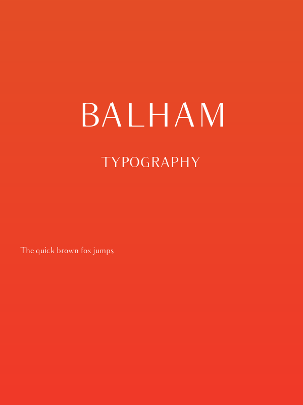 Balham Poster
