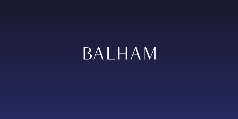 Balham Social Header
