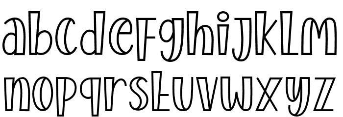Bali Beach Font LOWERCASE