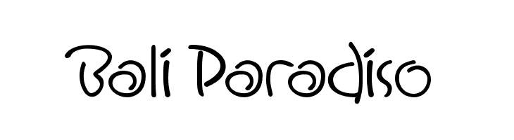 Bali Paradiso  免费字体下载
