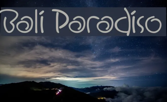 Bali Paradiso Example 2