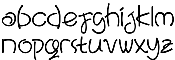 Bali Paradiso Font LOWERCASE