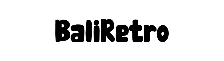 Bali Retro  Скачать бесплатные шрифты