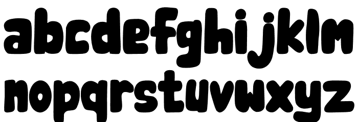 Bali Retro Font LOWERCASE