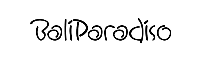 BaliParadiso  नि: शुल्क फ़ॉन्ट्स डाउनलोड