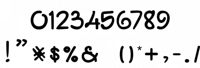 BaliParadiso Font OTHER CHARS