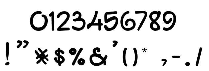 BaliParadiso フォント その他の文字