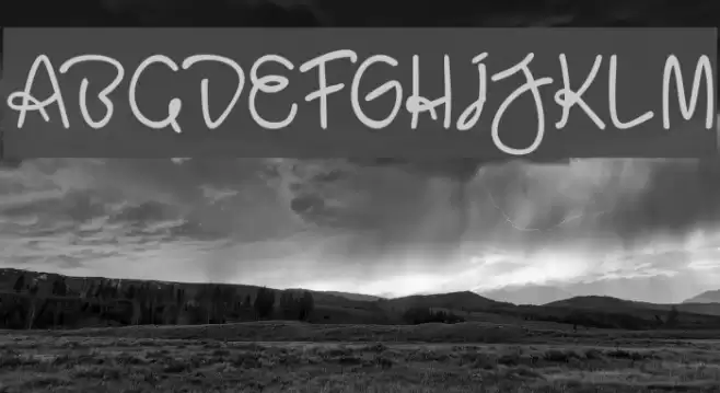 BaliParadiso Font examples