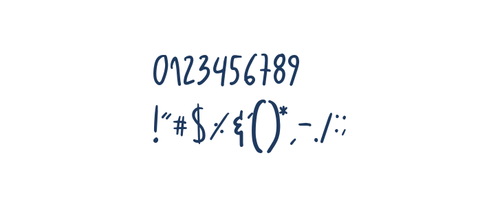 Balibong Regular Other Characters