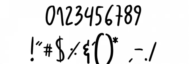 Balibong Regular Font OTHER CHARS