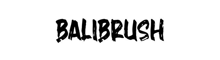 Balibrush  font caratteri gratis