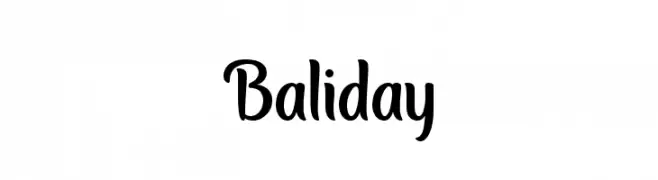 Baliday  नि: शुल्क फ़ॉन्ट्स डाउनलोड