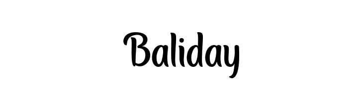 Baliday Font - FFonts.net