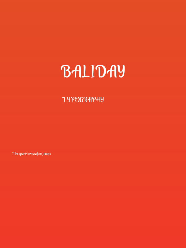 Baliday Poster