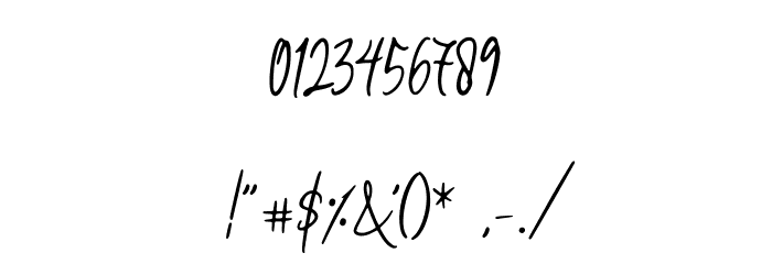Balietan Demo Font OTHER CHARS