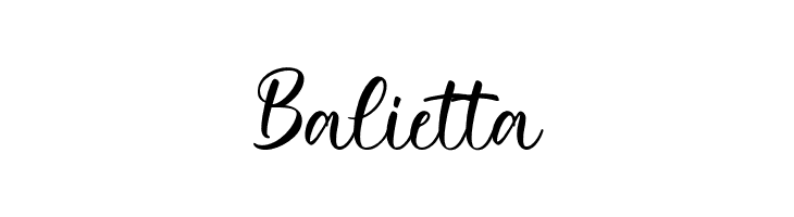 Balietta  font caratteri gratis