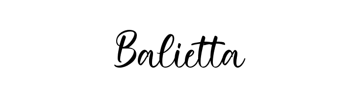 Balietta  Frei Schriftart Herunterladen