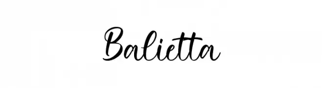 Balietta  नि: शुल्क फ़ॉन्ट्स डाउनलोड