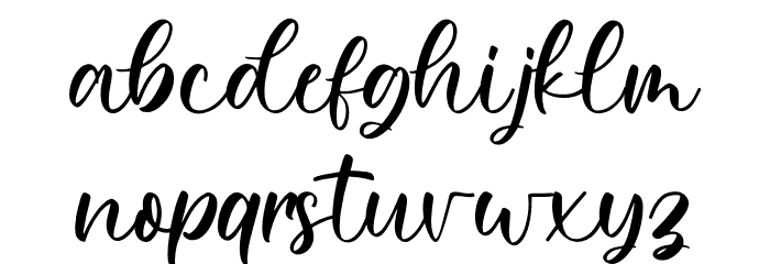 Balietta Font LOWERCASE