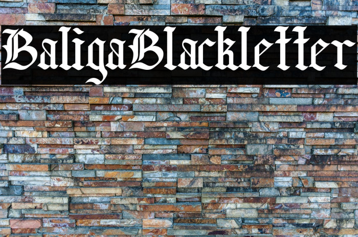 Baliga Blackletter Example 1