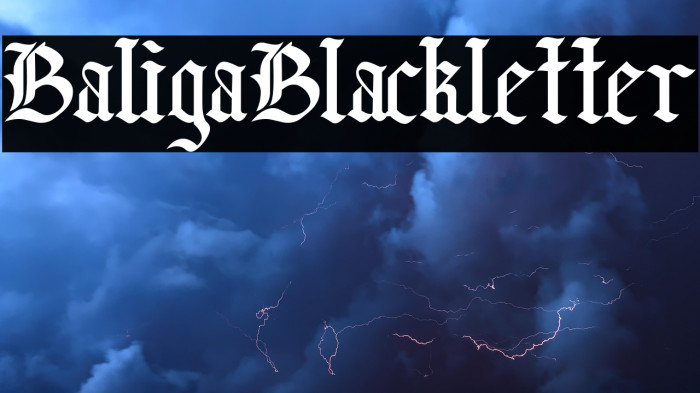 Baliga Blackletter Example 2