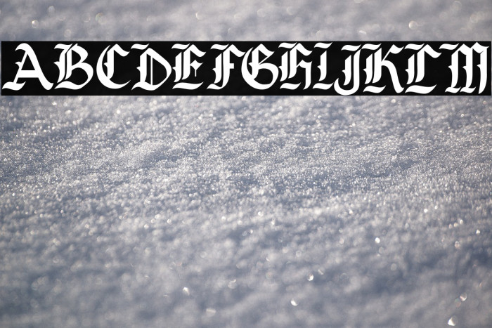 BaligaBlackletter Example 1