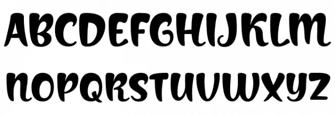 Baligle フォント 大文字