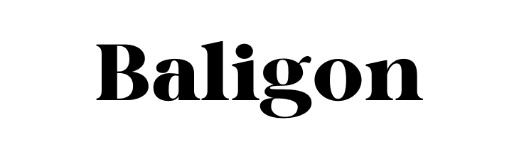 Baligon  नि: शुल्क फ़ॉन्ट्स डाउनलोड