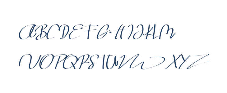 Baligraphy Uppercase