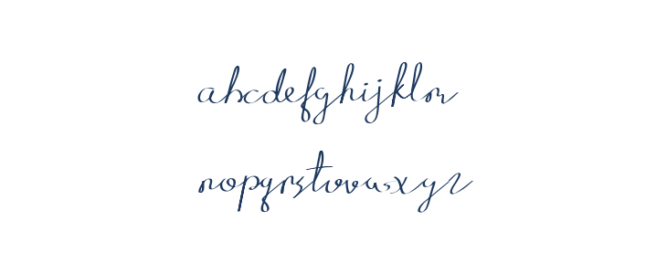 Baligraphy Lowercase