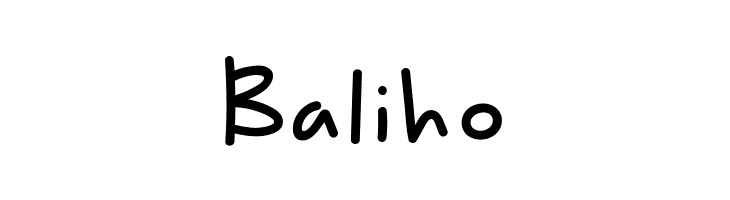 Baliho  नि: शुल्क फ़ॉन्ट्स डाउनलोड