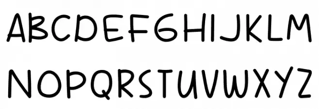 Baliho Schriftart Groß