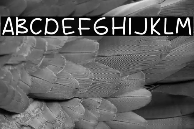 Baliho Font examples