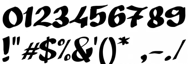 Balik Awan Font OTHER CHARS