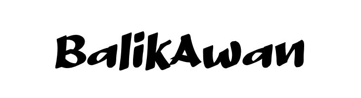 Balik Awan  font caratteri gratis
