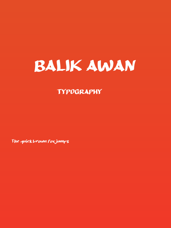 Balik Awan Poster