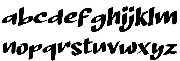 Balik Awan Font LOWERCASE