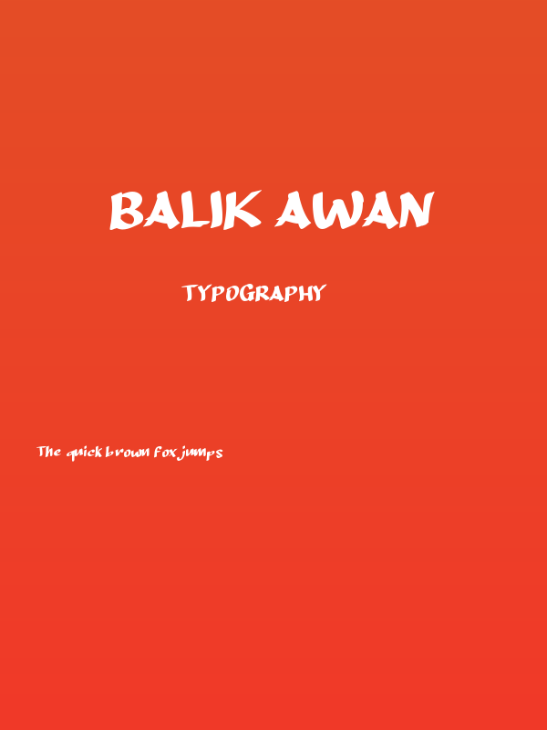 Balik Awan Poster