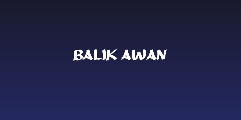 Balik Awan Social Header